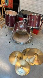 Pearl export 22 13 16 + hardware + bekkens, Muziek en Instrumenten, Drumstellen en Slagwerk, Gebruikt