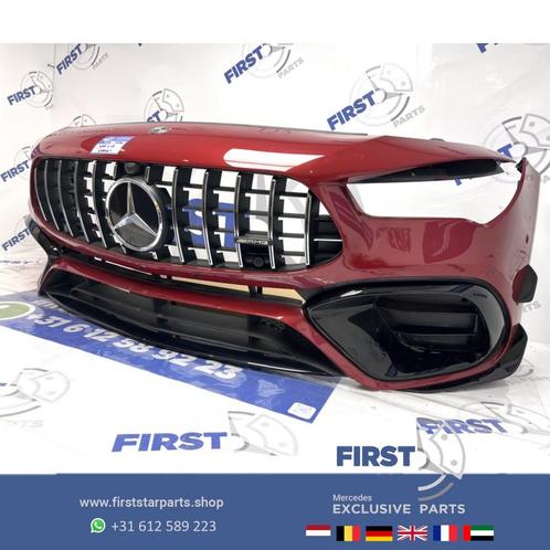 W118 CLA 45 CLA45S AMG GT VOORBUMPER GEEL COMPLEET CLA45 AER, Auto-onderdelen, Carrosserie, Bumper, Mercedes-Benz, Voor, Gebruikt