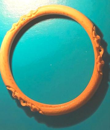 handgemaakte sieraden prachtige gebeeldhouwde bloemenarmband beschikbaar voor biedingen