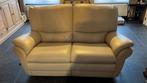 Lederen tweezit met elektrische relax, Huis en Inrichting, Zetels | Zetels, Ophalen, Gebruikt, Tweepersoons, Leer
