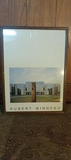 Ingelijste reclam voor architecturontwerp,Hubert Minnebo,n61, Ophalen of Verzenden