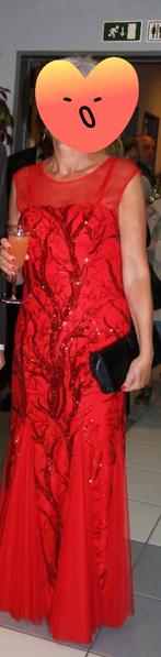 Ceremonie kleed rood M 38/40, Kleding | Dames, Galajurk, Zo goed als nieuw, Rood, Ophalen