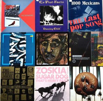 Lot van 9 NEW WAVE/ALTERNATIVE maxi 12"s uit de mid 1980s beschikbaar voor biedingen