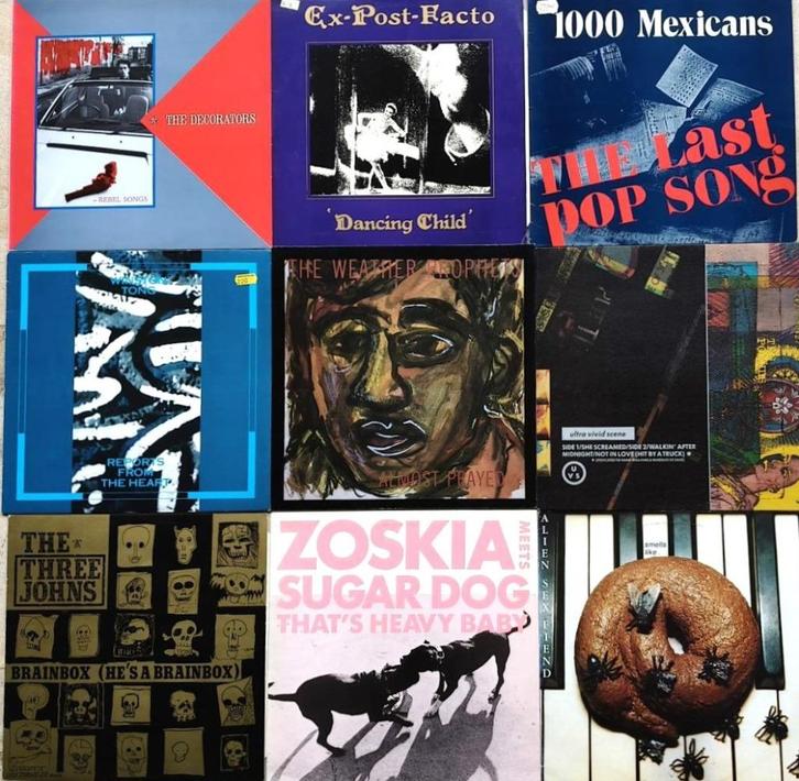 Lot van 9 NEW WAVE/ALTERNATIVE maxi 12"s uit de mid 1980s, Cd's en Dvd's, Vinyl | Rock, Gebruikt, Alternative, 12 inch, Ophalen of Verzenden