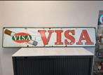 VISA sigaretten emaille reclamebord, Ophalen