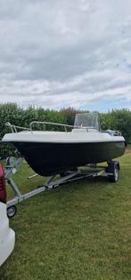 Boot RYBI470 met motor 15 pk varenbwijs vrij  met trailer, Watersport en Boten, Speedboten, Ophalen, Zo goed als nieuw