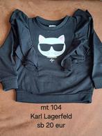 Zwarte sweater, Kinderen en Baby's, Ophalen, Zo goed als nieuw, Karl lagerfeld, Meisje
