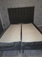 Sommier tapissier 180x200 – 2x90 cm – Bon état, Maison & Meubles, Enlèvement