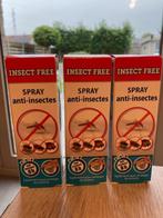 3x  Free, insectenspray, muggen, vliegen, dazen, wespen, ..., Overige typen, Ophalen of Verzenden