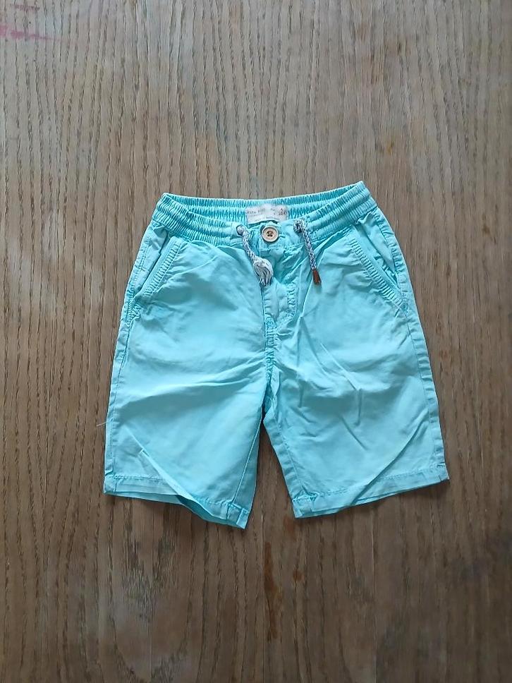 Turquoise Zara short – maat 104, Kinderen en Baby's, Kinderkleding | Maat 104, Gebruikt, Jongen, Broek, Ophalen of Verzenden