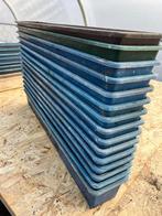 plastieken bloembakken 98 cm, Tuin en Terras, Kunststof, Gebruikt, Minder dan 30 cm, Ophalen of Verzenden