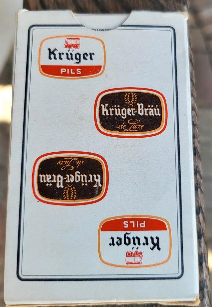 Krüger speelkaarten Eeklo, Verzamelen, Speelkaarten, Jokers en Kwartetten, Zo goed als nieuw, Speelkaart(en), Ophalen of Verzenden