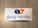 5 vintage sabena flying together stickers - 5 stuks, Ophalen of Verzenden, Zo goed als nieuw