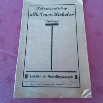  Cabaretgroep "De 2 Michels." Torhout jaren 30- 40  beschikbaar voor biedingen