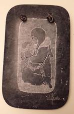 Art populaire inuit - mère et enfant - Joma, Enlèvement ou Envoi