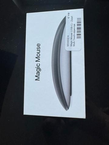 Apple Magic Mouse (USB-C) zwart multi-touch oppervlak NIEUW beschikbaar voor biedingen