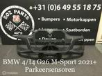 BMW i4 G26 VOORBUMPER M-SPORT M-PAKKET 2021-2023 ORIGINEEL, Gebruikt, Ophalen of Verzenden, Bumper, Voor