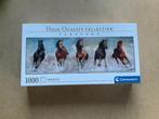 Panorama legpuzzel paarden, Clementoni, 1000 stukjes, Ophalen of Verzenden, 500 t/m 1500 stukjes, Nieuw, Legpuzzel