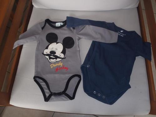 1 set van 2 rompers maat 68, Kinderen en Baby's, Babykleding | Maat 68, Zo goed als nieuw, Jongetje, Nacht- of Onderkleding, Ophalen of Verzenden