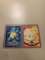 1999 TOPPS POKEMON #E7 SQUIRTLE/ #38 NINETALES MOVIE EDITION, Ophalen of Verzenden, Zo goed als nieuw, Meerdere kaarten, Foil