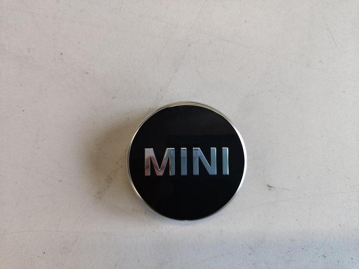 MINI velg embleem logo zwart chrome  53 mm F54 F55 F56 F57 F, Auto-onderdelen, Carrosserie, Nieuw, Ophalen of Verzenden