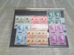 BELGIË 532/537 gestempeld blok van 4, Postzegels en Munten, Postzegels | Europa | België, Gestempeld, Ophalen of Verzenden