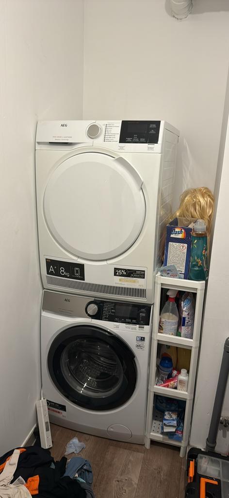 Aeg wasmachine en droogkast A+, Elektronische apparatuur, Wasmachines, Zo goed als nieuw, Ophalen