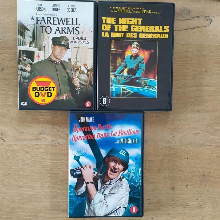 Lot 3: DVD War TBE, Cd's en Dvd's, Dvd's | Actie, Zo goed als nieuw, Oorlog, Vanaf 6 jaar, Ophalen of Verzenden