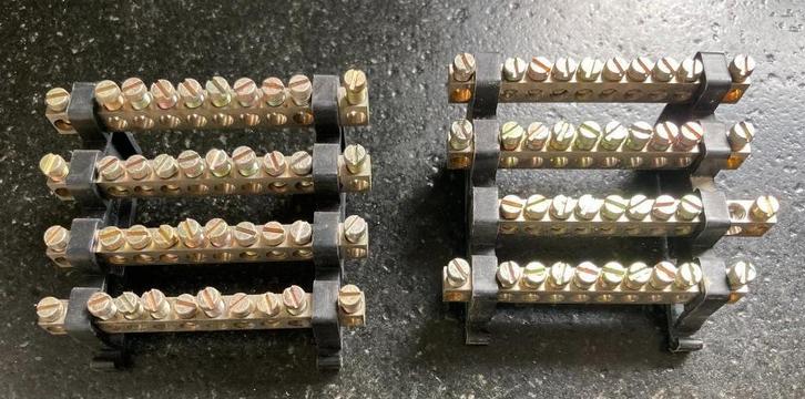 ABB-RAILSTEUN 3P+N, Doe-het-zelf en Bouw, Elektriciteit en Kabels, Gebruikt, Overige typen, Ophalen of Verzenden