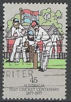 Australie 1977 - Yvert 619 - Cricket wedstrijd (ST), Timbres & Monnaies, Timbres | Océanie, Affranchi, Envoi