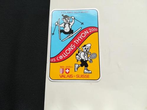 1 sticker, Les Collons Thyon 2000  Valais Suisse		064v, Collections, Autocollants, Neuf, Société ou Association, Enlèvement ou Envoi