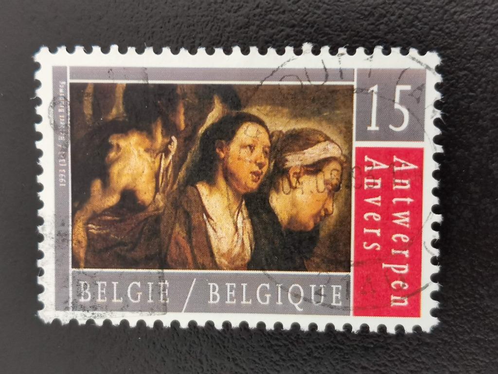 Belgie 1993 - kunst - Antwerpen - Jacob Jordaens, Ophalen of Verzenden, Gestempeld, Kunst
