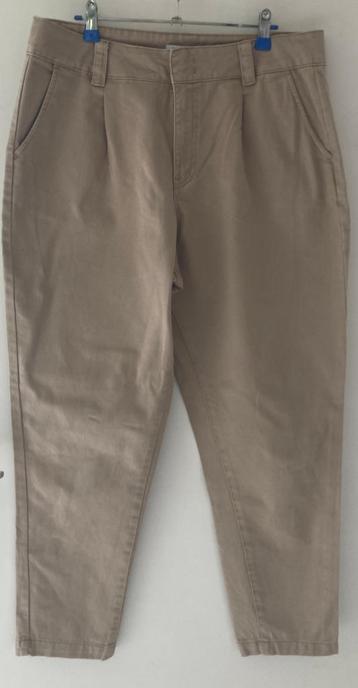 Pantalon beige pour femme « Clockhouse » Tapered » taille XX