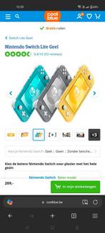 nintendo switch lite grijs, Games en Spelcomputers, Ophalen, Grijs, Gebruikt
