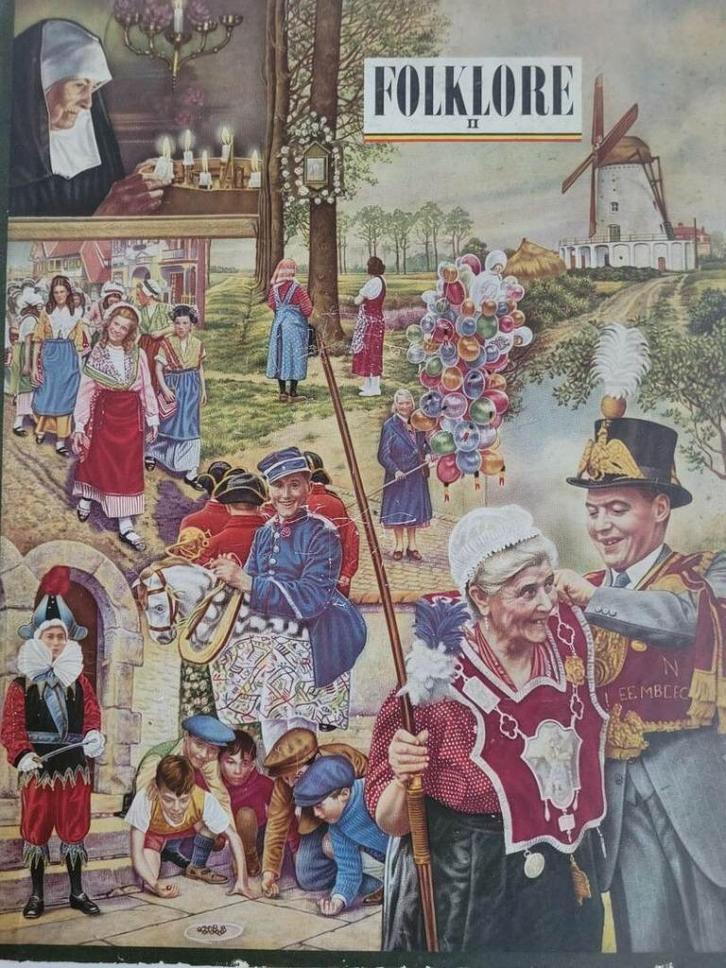 Folklore deel 2, Bloemfestoen van papieren rozen, Côte D’Or, Boeken, Geschiedenis | Nationaal, Gelezen, 20e eeuw of later, Ophalen of Verzenden