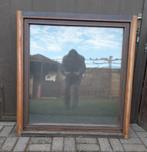 Meranti raam met mat dubbel glas, Doe-het-zelf en Bouw, Ophalen, Gevelraam of Ruit, Gebruikt, 80 tot 120 cm