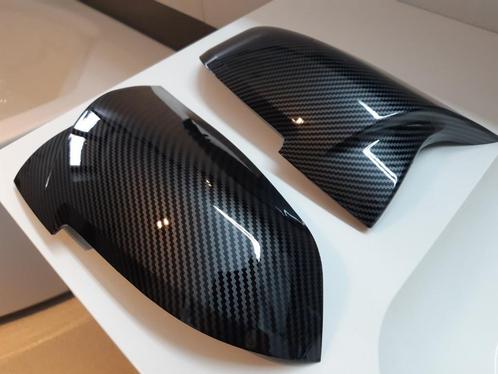 BMW Spiegelkap set 1 2 3 4 reeks M-style. Carbon / Bl Zwart, Auto-onderdelen, Spiegels, BMW, Nieuw, Ophalen of Verzenden