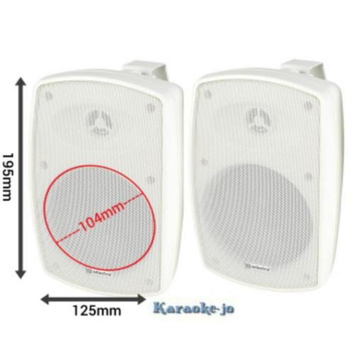 DAP EVO 4 - passieve 4-inch buiten speakers Wit, TV, Hi-fi & Vidéo, Enceintes, Neuf, Enlèvement ou Envoi