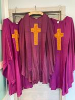 Set van 3 paarse kazuifels Slabbinck, Ophalen of Verzenden