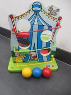 Bumba Houten ballenbaan - circusbaan met 3 ballen - 1-3 jaar, Kinderen en Baby's, Overige typen, Ophalen of Verzenden, Zo goed als nieuw