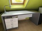 Groot bureau met ladenblok op wieltjes, Huis en Inrichting, Ophalen, Zo goed als nieuw, Bureau