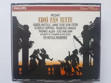 Mozart opera Cosi Fan Tutte Neville Marriner, Enlèvement ou Envoi, Comme neuf, Avec livret, Classicisme