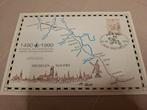 Zegel tgv 500 jaar Europese postverbindingen, 1990, Enlèvement ou Envoi