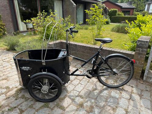 Nihola bakfiets Zwart, Fietsen en Brommers, Fietsen | Bakfietsen, Gebruikt, Overige merken, 2 kinderen, Ophalen