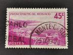 Monaco 1938 - vue de la Principauté, Enlèvement ou Envoi, Monaco, Affranchi