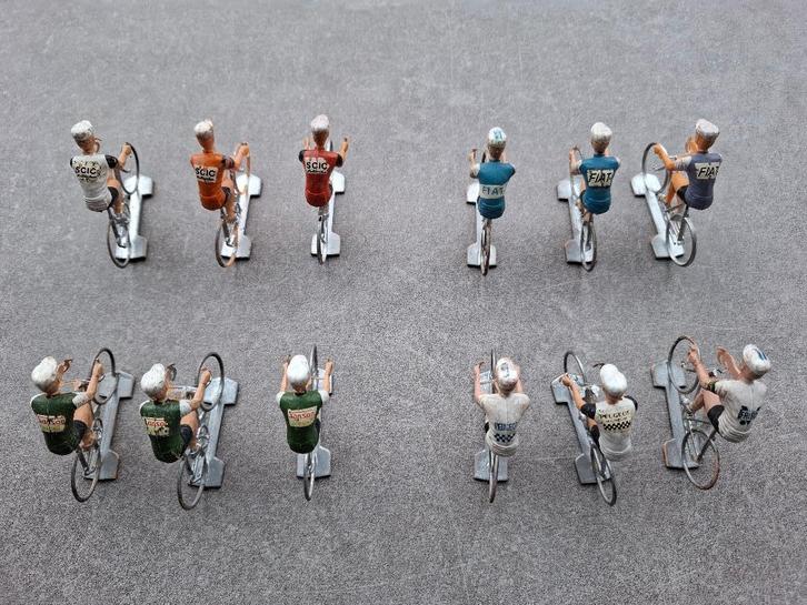 Miniatuur wielrenners, Verzamelen, Sportartikelen en Voetbal, Gebruikt, Beeldje of Poppetje, Ophalen of Verzenden