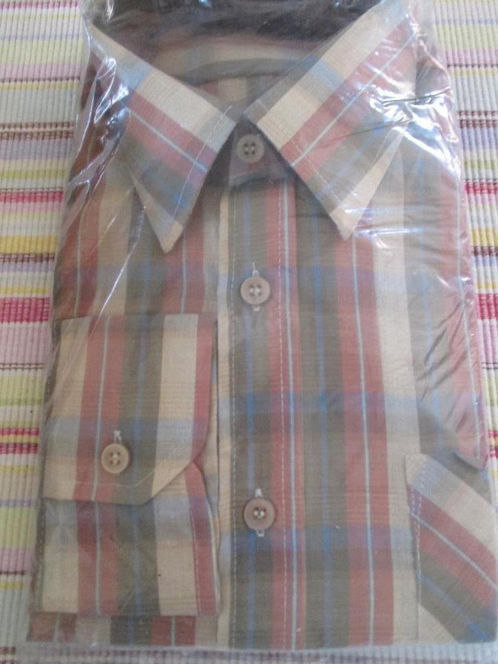 geruit hemd 38 nieuw, Kleding | Heren, Overhemden, Nieuw, Blauw, Ophalen of Verzenden