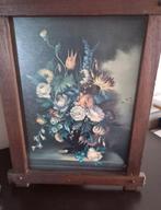 schilderij met bloemen op doek, Antiek en Kunst, Ophalen