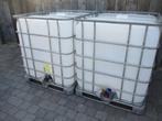 ibc containers 1000L galvanisè PROMOTIE 100% zuiver voeding, Ophalen, Met kraantje, 150 liter of meer, Zo goed als nieuw