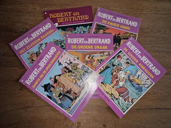 robert en bertrand 6 strips, Boeken, Stripverhalen, Gelezen, Meerdere stripboeken, Ophalen of Verzenden
